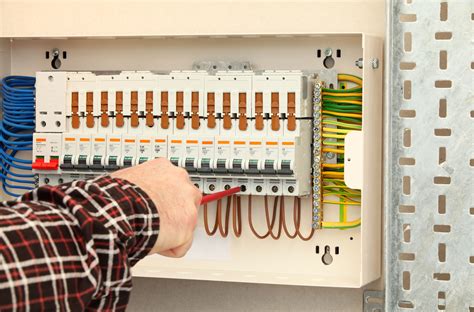 fuse box in bathroom